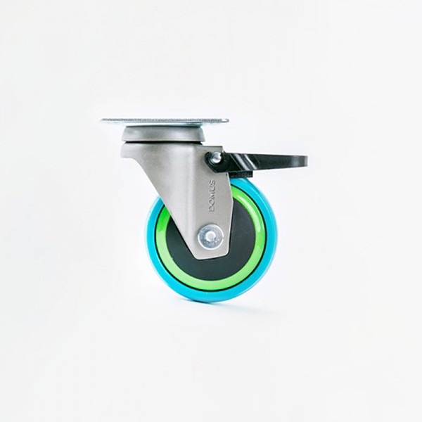 도무스 캐스터·바퀴 50MM (블루/스토퍼)