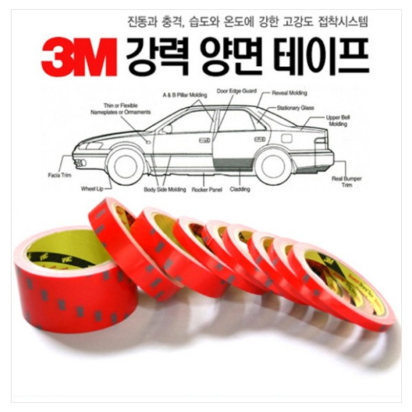 3M 5068 양면테이프 1.5m